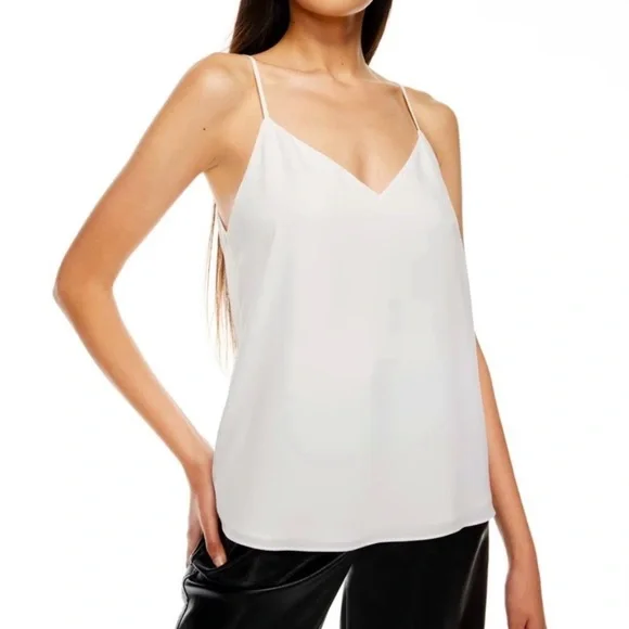 Aritzia Babaton white v-neck camisole tank, size XS - Picture 3 of 5